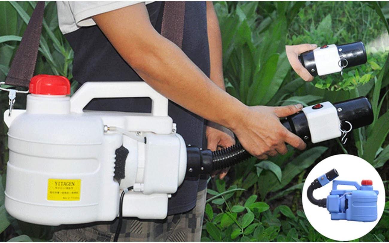 Electric ULV Fogger Intelligent ULV Ultra Low Capacity Sprayer Mosquito Killer (White)
