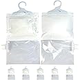 BTKAKAN (5 Pack) Reusable Dehumidifier Bags, Moisture Absorbers,Desiccant Dehumidifier, Closet Dehumidifier, Calcium Chloride Replaceable (Dehumidifier Bags 5 pcs + 5 packs of desiccant)