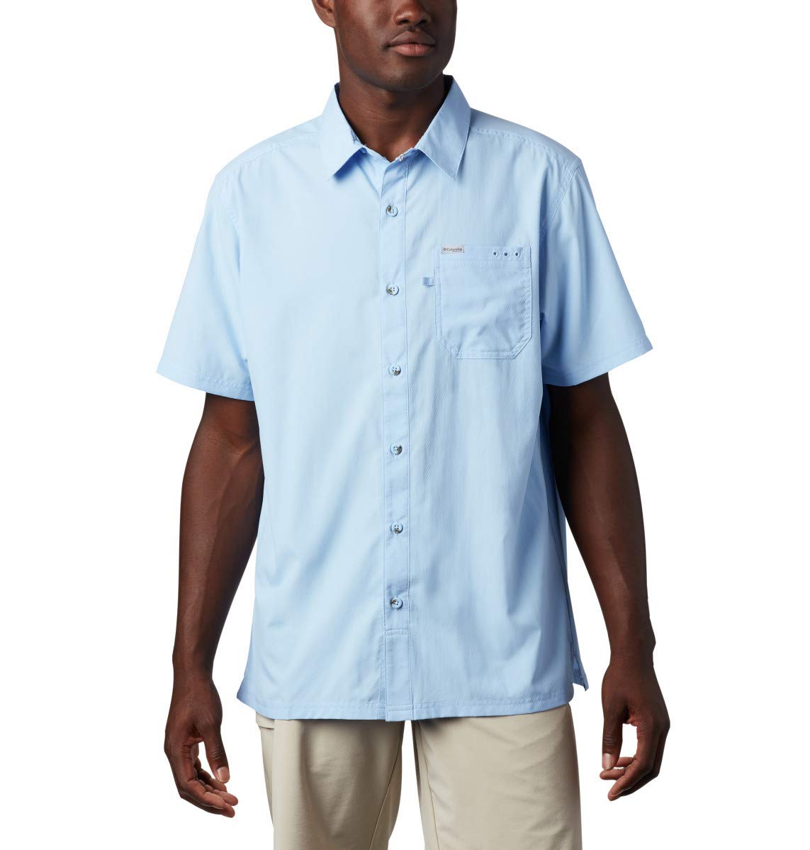 Columbia Men's Big and Tall Slack Tide Camp Shirt, Sail, 5X Image