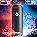 40 oz Stainless Steel Water Bottle, Fnova Flask Insulated Double Walled Vacuum Thermos, Wide Mouth bouns Protective Pouch/Carry Cover, BPA-Free, Cold 24 Hrs / Hot 12 Hrs