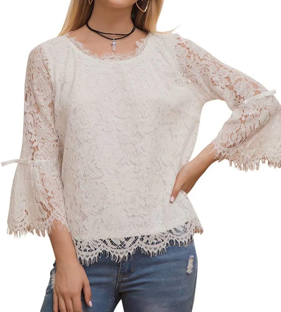 white lace sleeveless top