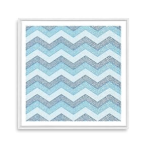 Framed Canvas Wall Art Geometric Figure Canvas Prints Home Artwork Decoration for Living Room,Bedroom - 16x16 inches