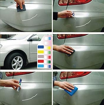 Makaor Colors Auto Car Coat Paint Pen Touch Up Scratch Clear Repair Remover Remove Tool Car Scratch Remover Fix Titanium Silver