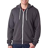 BellaCanvas Men's Fleece Full-Zip Hoodie