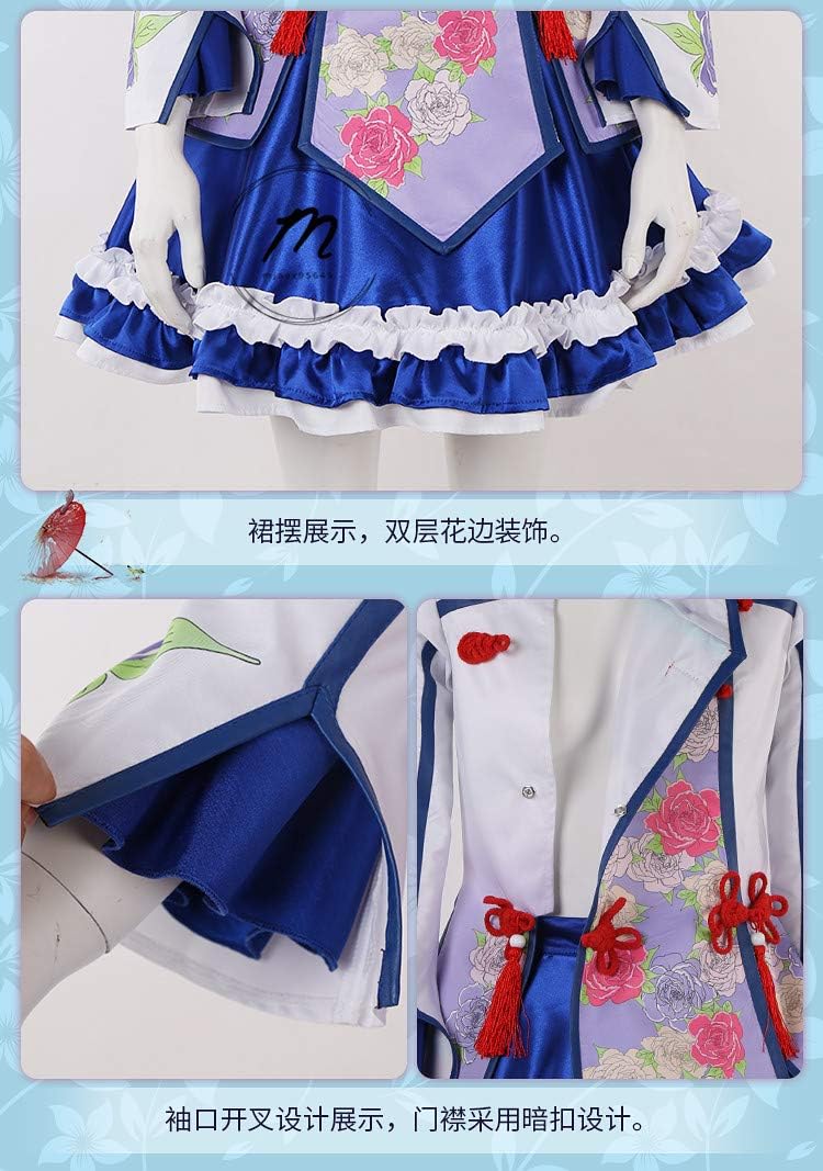 Amazon イヤリング付きデジタルプリント Sidem 卯月巻緒風 うづきまきお コスプレ衣装 コスプレ 仮装 通販