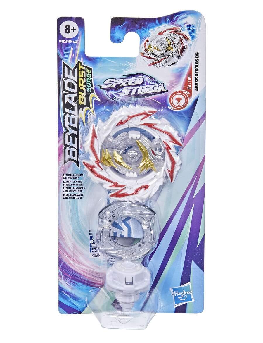 Beyblade Burst Surge Speedstorm Spinning Top Abyss Devolos D6, 1 Stück (1er Pack)