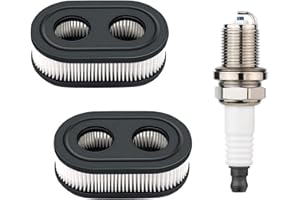 TESSTSY 593260 798452 Air Filter with Spark Plug Replacement for Briggs Stratton Engines 500EX 550E 625EX 725EXi, Troy-Bilt TB110 TB115 TB200 TB230 TB330, Toro Recycler 22 inch 20332 20333 20334 Lawn Mower