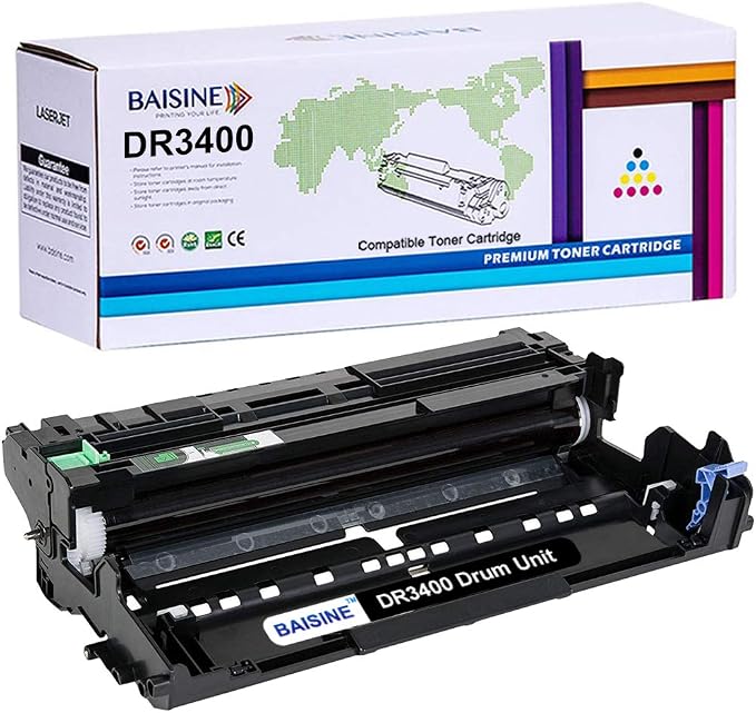 Tambour DR-3400 Compatible Brother - 30.000 Pages - Pour Imprimantes DCP/HL-L Série