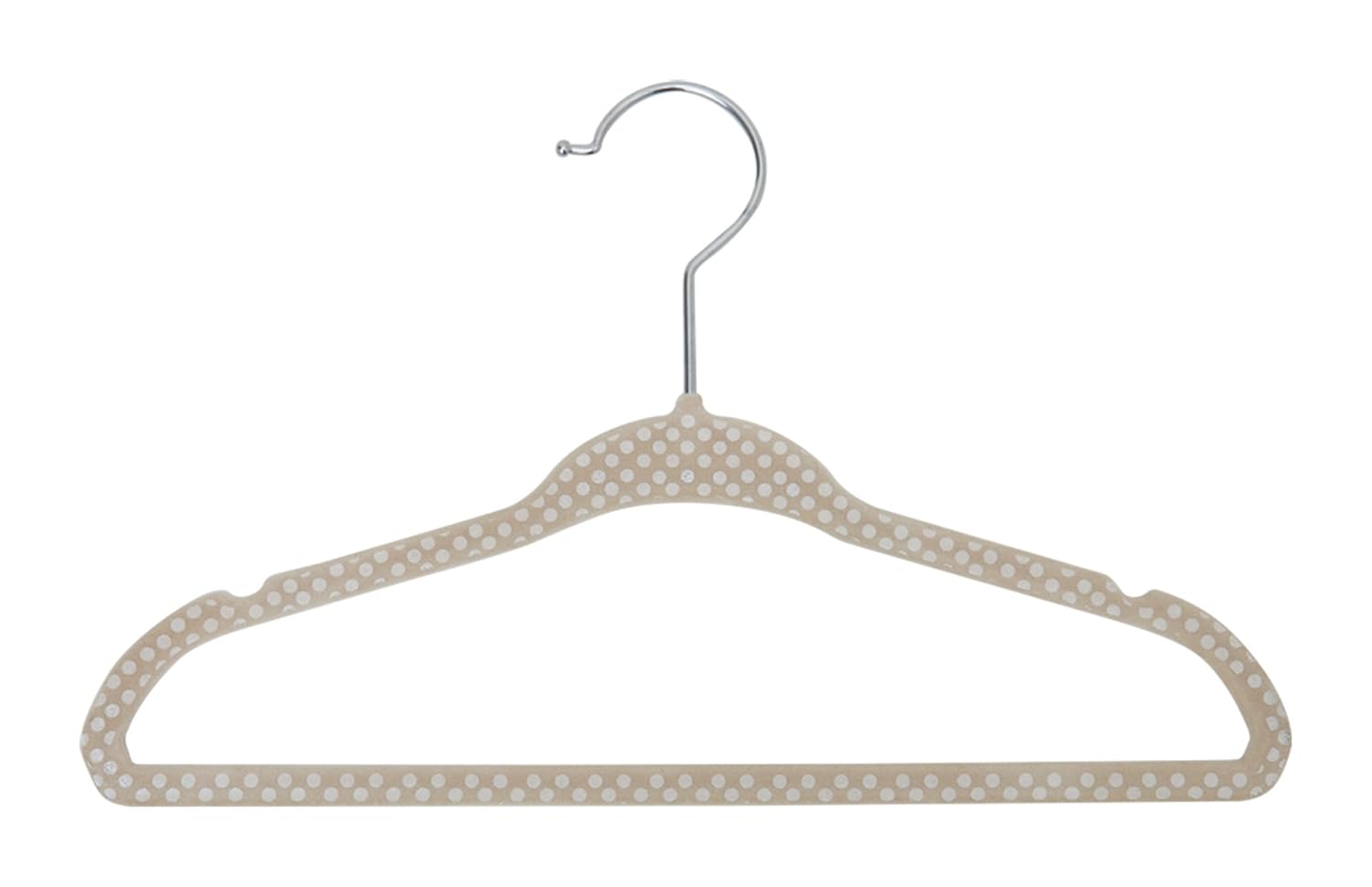 Delta Children Kids Velvet Hanger, Beige, 30 Count