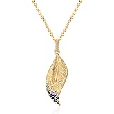 MTMY Gold Pendant Necklace for Women 14K Gold Plated Dainty Gold Necklace Simple Delicate Jewelry