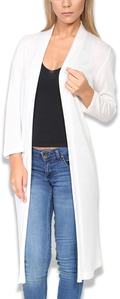 lightweight white cardigan sweater
