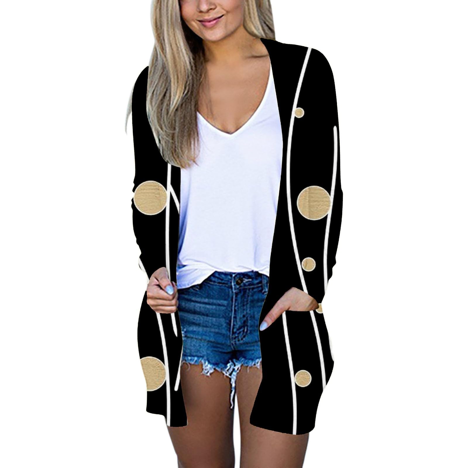 White Knit Sweater Kimono Cardigans For Women