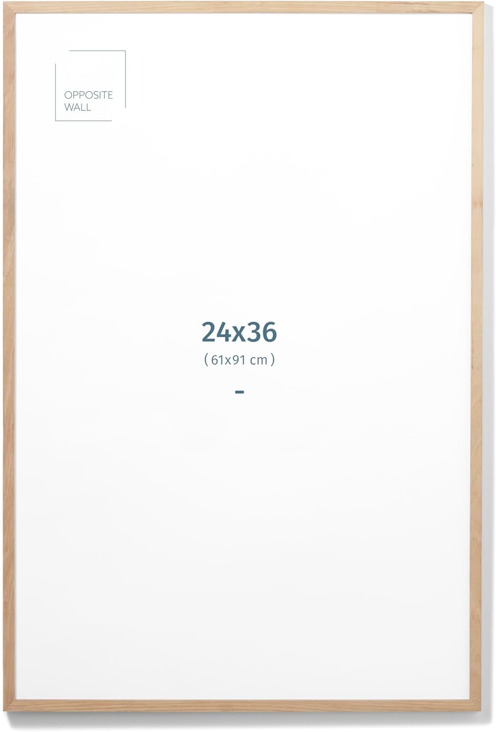 Photo Albums, Frames & Accessories - (24x36 in | 61x91 cm) Natural Solid Oak Wood Picture Frame Poster Frame Wall Photo Frame