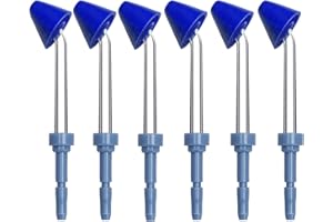 RAXSEG Nose Washing Compatible with Waterpik Oral irrigator WP-100 WP-450 WP-250 WP-300 WP-660 WP-900 (6-Pack)