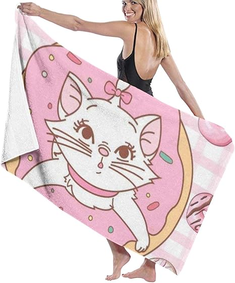 Amazon Co Jp トムはメアリー猫 バスタオル マイクロファイバー 吸水速乾 通気 かわいい ふわふわ 肌触り 80x130cm ホーム キッチン