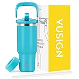 VUSIGN 30 oz Tumbler with Handle and Flip