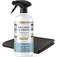 Therapy Granite & Stone Cleaner & Polish Kit - 16 ounces - Daily Clean & Shine for Granite, Marble, Soapstone, Quartz, Quartz