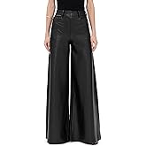 Norma Kamali Women's Elephant Faux Leather Jeans