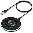 Samsung Wireless Charger Fast Charging Pad Android Phone Charger Pad Station for Samsung Galaxy S25 S24 Ultra S24+ S24 S23 S22 S21 S20 S10,iPhone 16 15 Pro Max Plus 14 13 12,Google Pixel 9 8 Pro 8 7