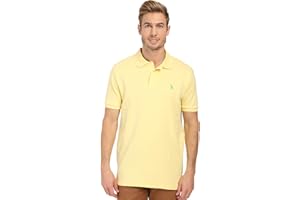 U.S. Polo Assn. Men's Solid Interlock Short-Sleeve Polo Shirt