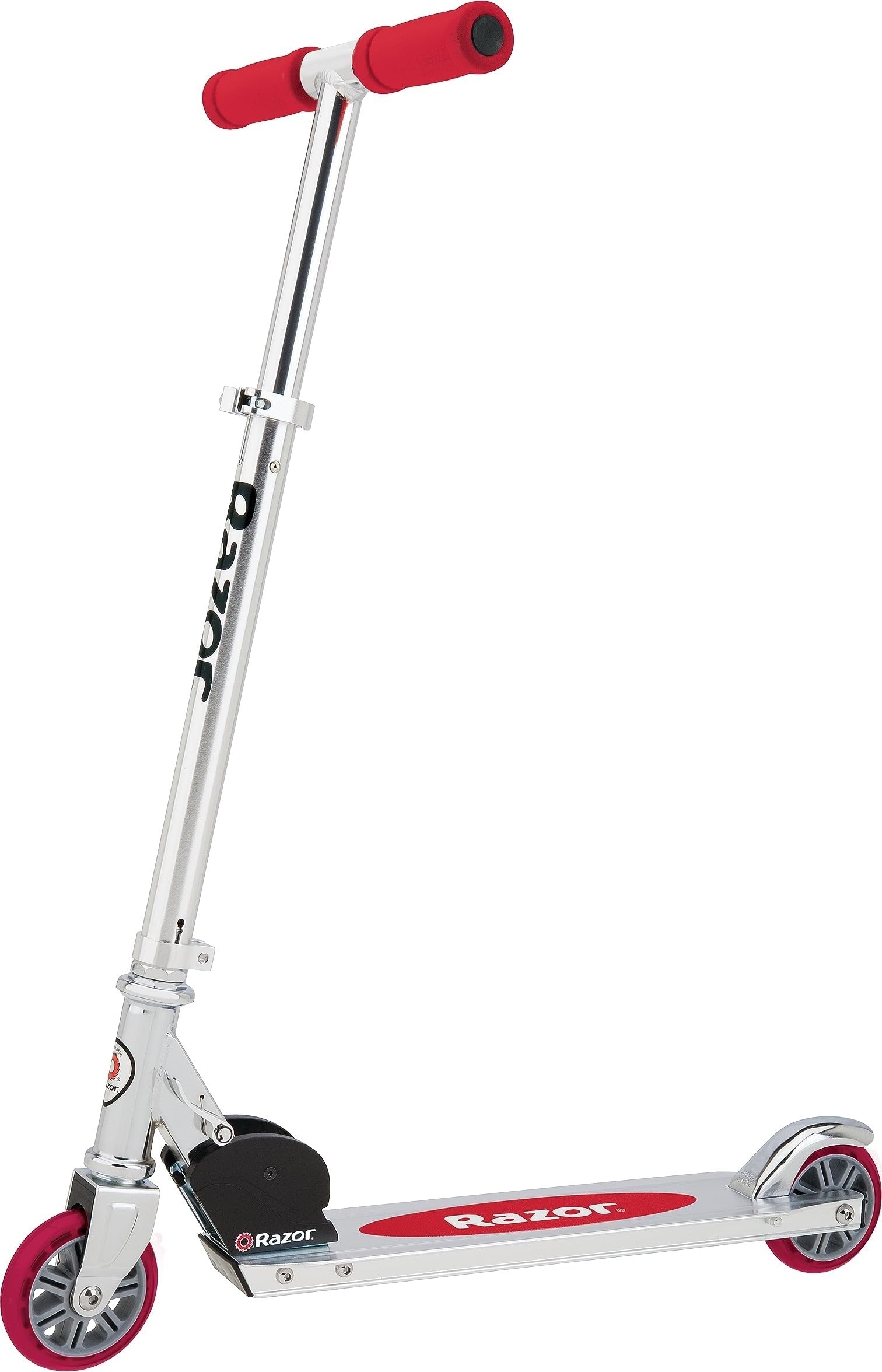 Razor A Kick Scooter para niños: liviano, plegable, con estructura de aluminio y manillar ajustable