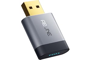 ABUNE Mini Wireless CarPlay Adapter for Apple (2025 Upgraded), 2 in 1 CarPlay and Android Auto Wireless Adapter, No Latency, Compact Design, Seamless Car Connectivity, Better Navigator (Gray)