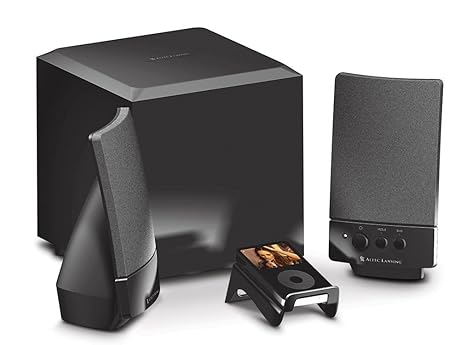 altec 2.1 speaker system with subwoofer