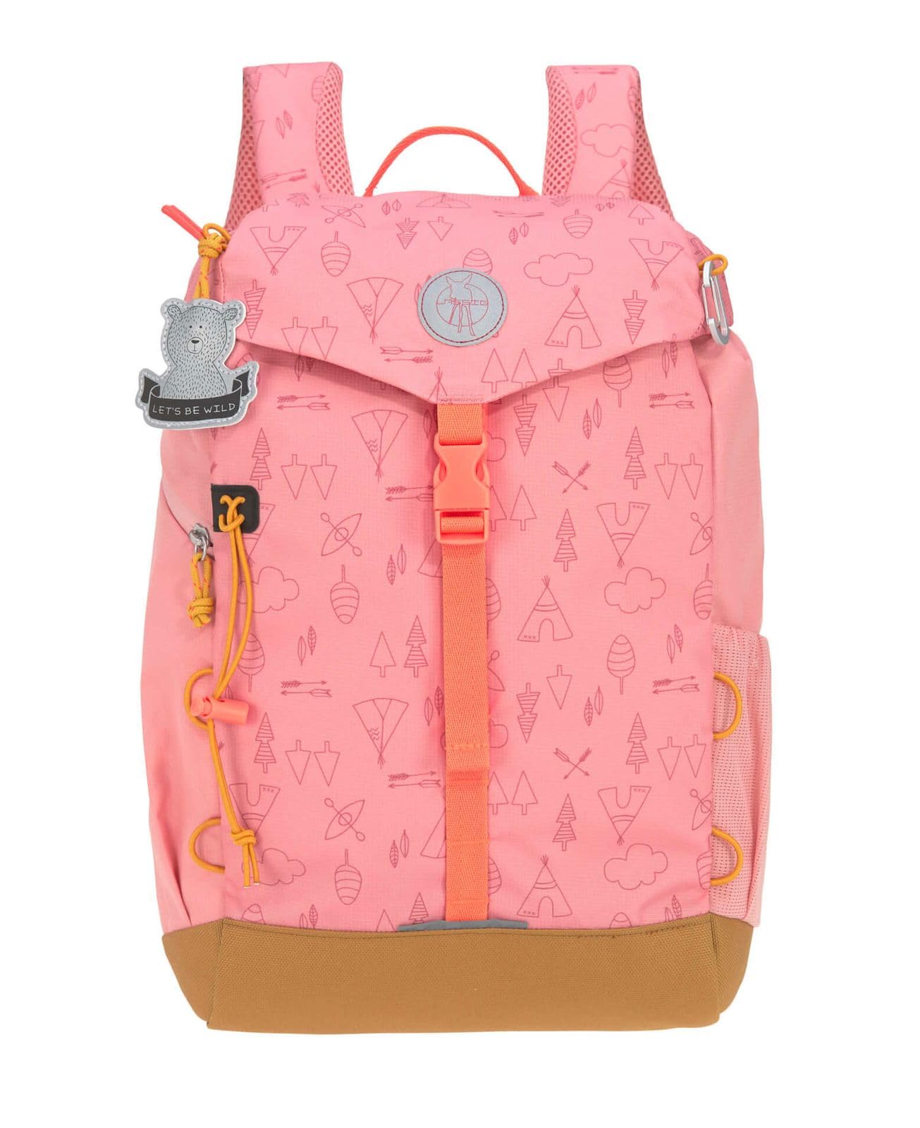 LÄSSIG Adventure Outdoor Kids hiking backpack Kids backpack from 5 years, 38 cm, 14 L, pink