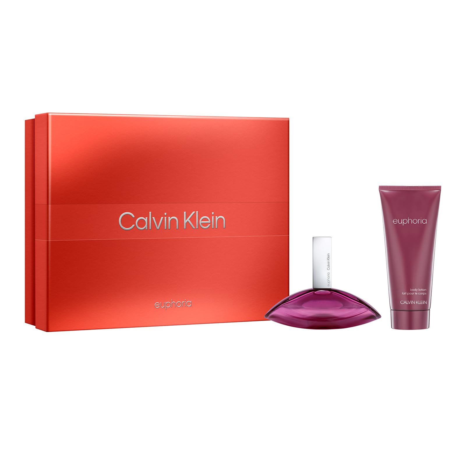 Calvin Klein Euphoria Eau de Parfum for Women and Body Lotion Duo Gift Set Image