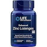 Life Extension Enhanced Zinc Lozenges, 30 Vegetarian Lozenges