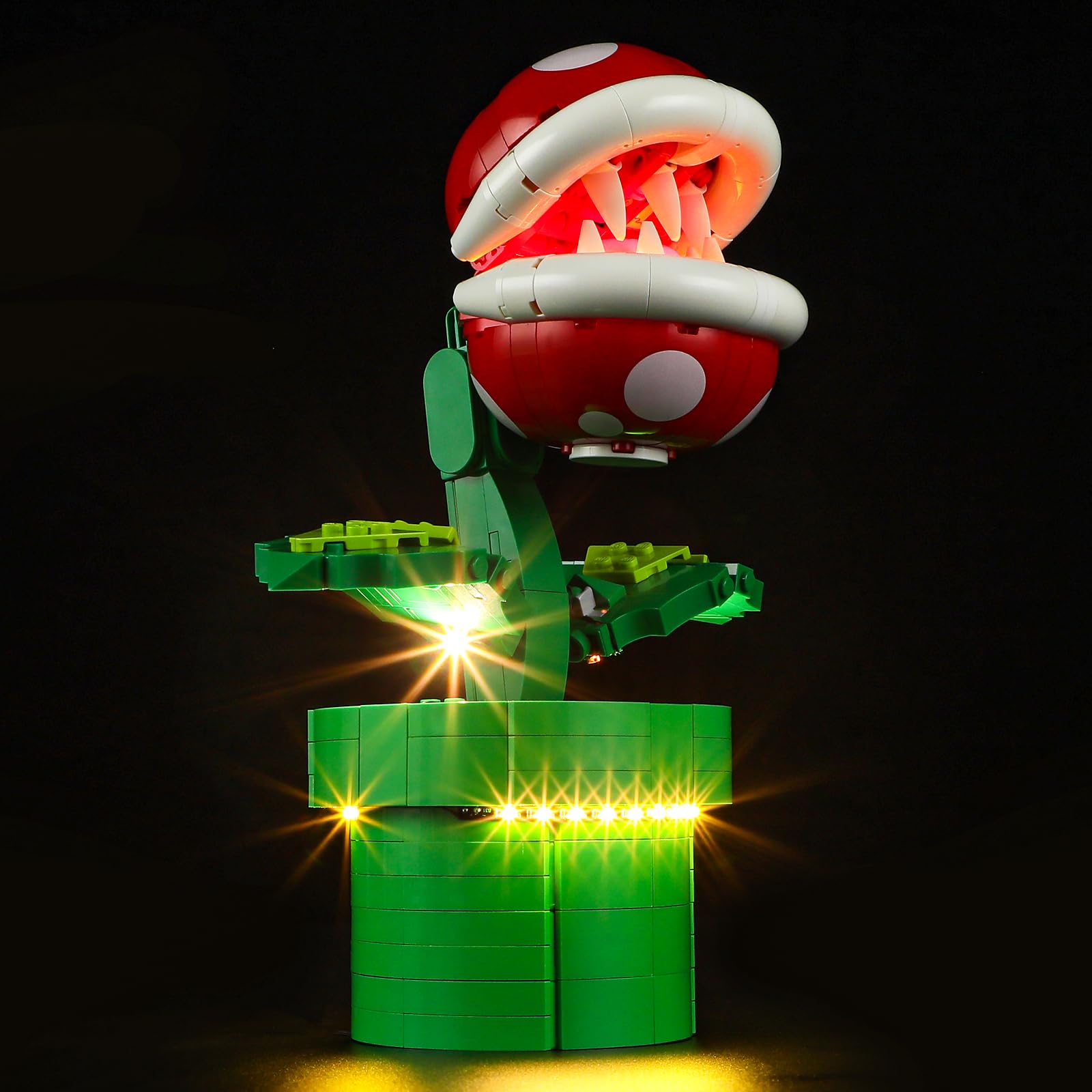 GEAMENT LED Light Kit Compatible with LEGO Super Mario Piranha Plant 71426 (Model Set Not Included)