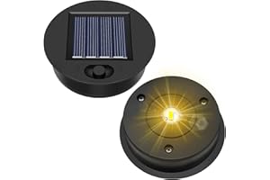 Misawce 2 Pack Solar Lanterns Replacement Tops for Outdoor Hanging Lanterns, Solar Lanterns Battery Box, Solar Lanterns Replacement Accessories（ 2.76 inch）