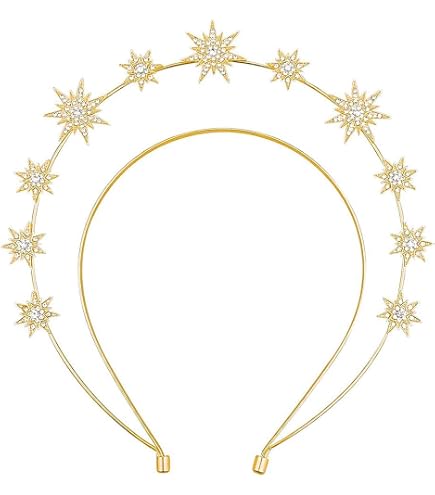 Amazon.com : 1 Piece Multi-Row Metal Headband Six Layer Wire 
