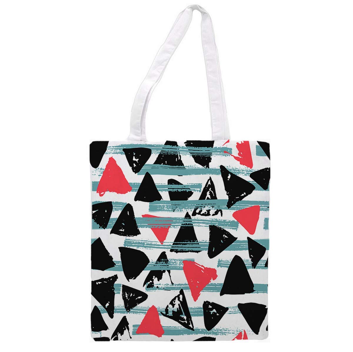 Nacnic Tote bag cloth TRIANGULOS NORDICOS. multipurpose shoulder strap