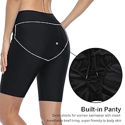 Firpearl Women's Long Swim Shorts UPF50+ Sport