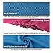 YAKER 4Pack Cooling Towel, 4Color Reusable Instant Chill Relief Heat Microfiber Cool Cloth for Sports, Fitness, Gym, Yoga, Travel, Camping, Training,Driving, Cycling, Hot & Cold Therapy