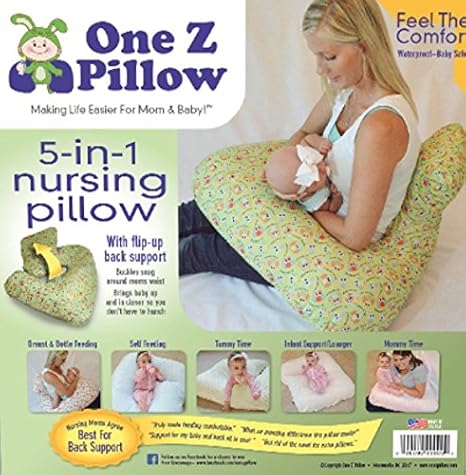 Amazon Com Nursing Pillow With Embroidery One Z Cream With