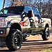 A-PADS Compatible with(Just Overlay Stick on, NOT for Replacement) 4 Chrome Door Handle Cover for 1999-2006 07 08 09 10 11 12 13 14 15 2016 Ford F250/F350/F450 SuperDuty - Without Passenger Keyhole