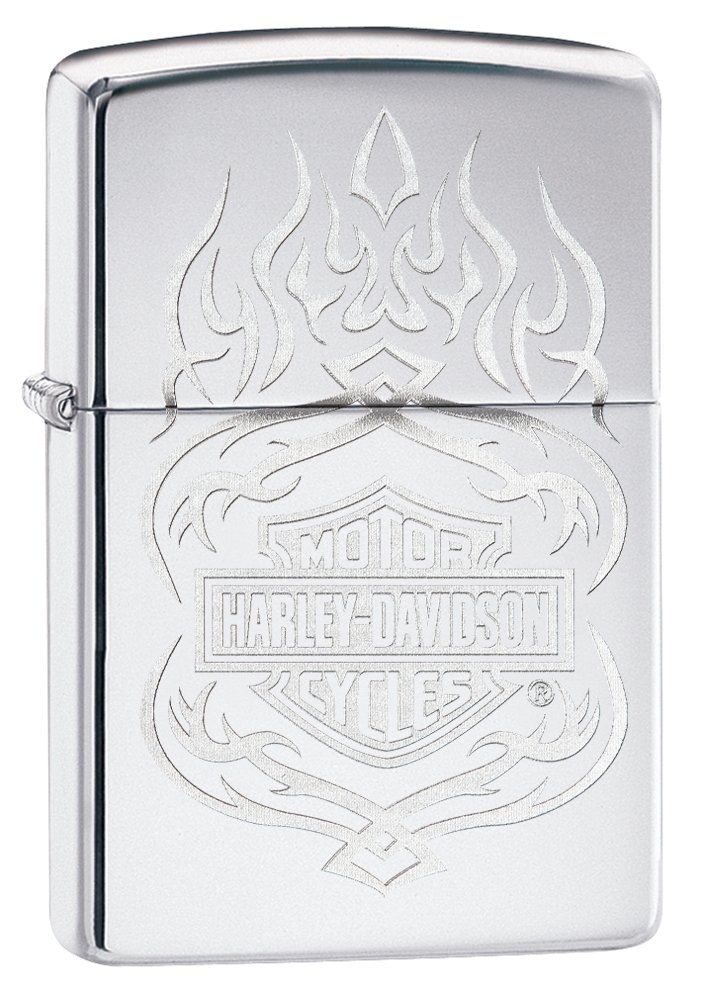 Zippo Lighter, Brass, chrome, 5.5 x 3.5 x 1 cm
