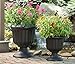 Classic Urn, Black, 19-Inch