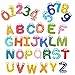 Novelty House Educational Toys 48pcs Refrigerator Magnets Number Letters Animal Cartoon Fun Fridge Magnets for Toddlers Kids Gift Set