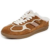 ALOHAS Women's Tb.490 Mule Furry Tan Sneakers