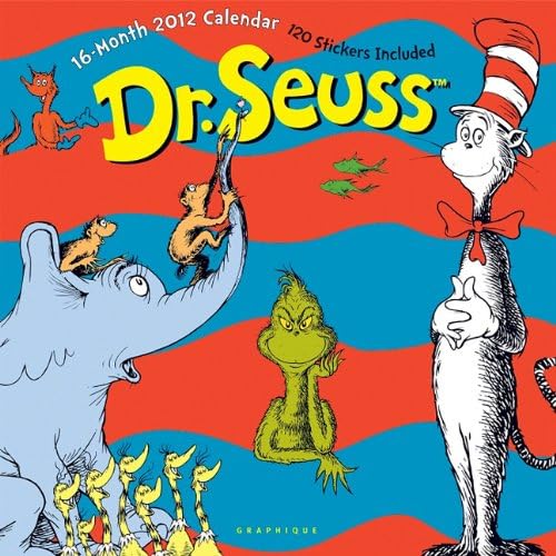 2012 Dr. Seuss Wall Calendar Calendar – Wall Calendar, September 30, 2011