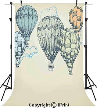 Amazon Com Vintage Decor Photography Backdrops Hot Air Balloons