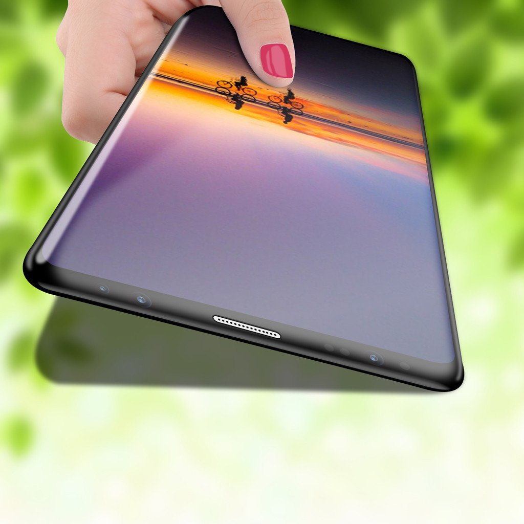 Note 8 screen protector full curved reinforced 5D ultra-clear premium Full Screen Coverage note 8 tempered glass high quality without bubbles resistant anti scratch note 8 glass screen protector black
