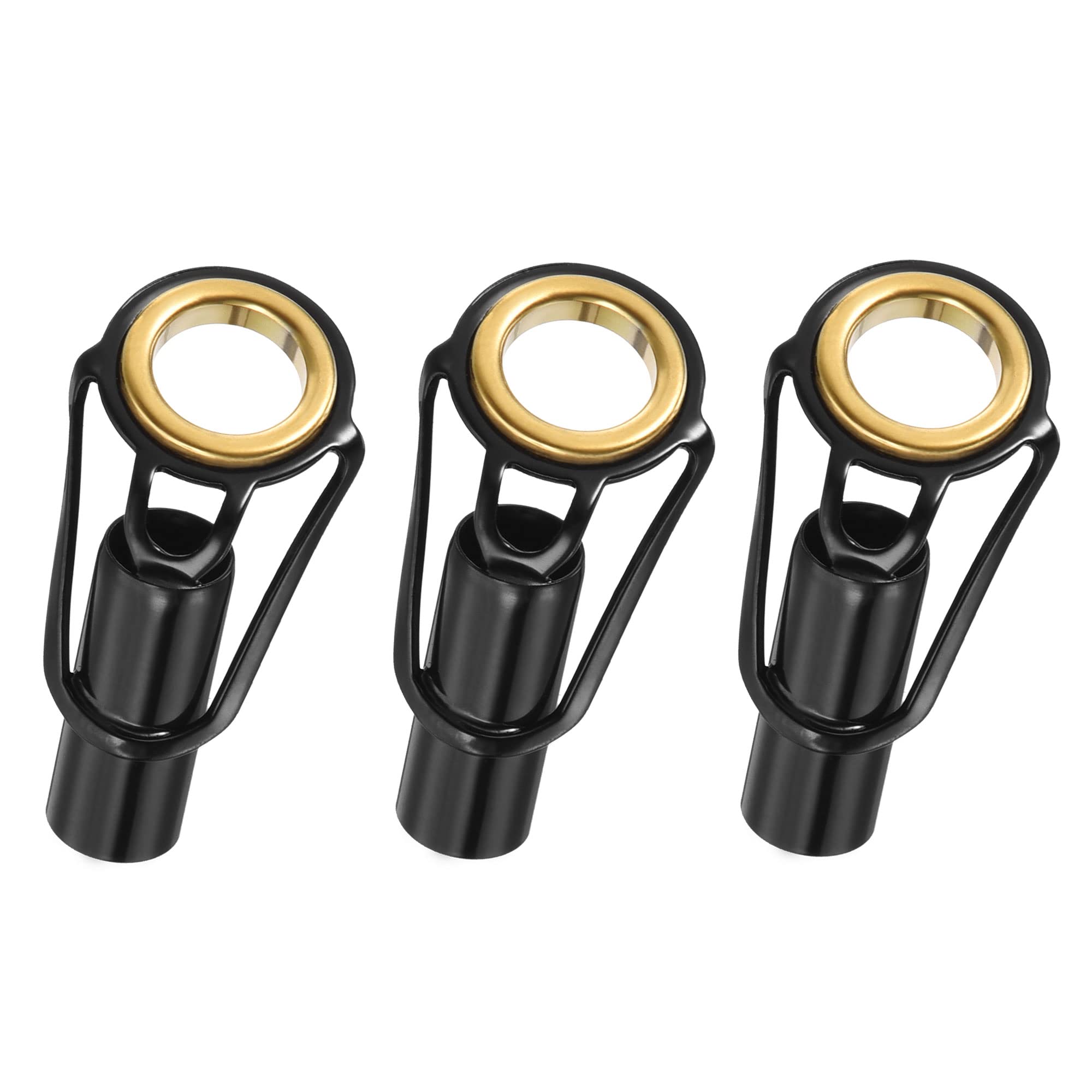 PATIKIL 6mm Tube Dia Fishing Rod Tips Repair Kit, 3pcs Stainless Steel Ring Guide for Saltwater Freshwater Fishing