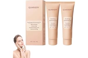 LUHAKA QUARXERY Purifying Exfoliating Gel, Exfoliating Scrub，Exfoliating Gel Scrub for Face，Deep Cleansing Face and Body Exfoliating Scrub Gel (2PCS, One Size)