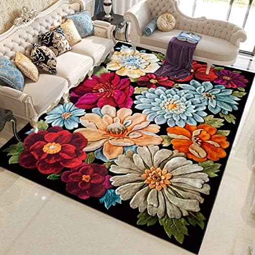 Printed European American Home 120 * 160CM Picture 3,Children Play Mat- Thick Soft Nursery Rug Protect Carpet Crawling Mat for Baby Toddler Play, Living Room, Baby's Bedroom, Non-Slip/Wear Resistant/