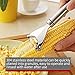 QQKO Corn Stripper Thresher Peelers Stainless Steel Corn Stripping Tool Kitchen Gadget