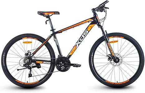 Amazon Co Jp Limei Zen 自転車 男性と女子学生のための300マウンテンバイクのアルミ合金フレーム Color Orange17inch Size 21 Speed ホーム キッチン